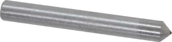 Norton - 1" Long x 1/8" Shank Diam Single Point Diamond Dresser - Convex Radius, 90° Included Angle