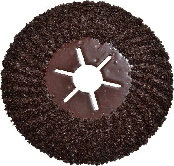Value Collection - 5" Diam 7/8" Hole 16 Grit Fiber Disc - Very Coarse Grade, Aluminum Oxide, 12,000 Max RPM