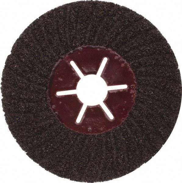 Value Collection - 5" Diam 7/8" Hole 24 Grit Fiber Disc - Very Coarse Grade, Aluminum Oxide, 12,000 Max RPM