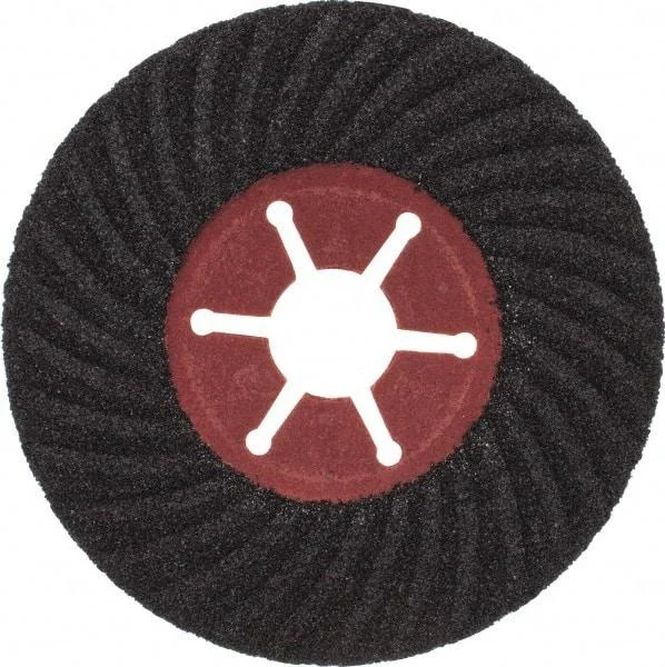 Value Collection - 4-1/2" Diam 7/8" Hole 50 Grit Fiber Disc - Coarse Grade, Silicon Carbide, 13,300 Max RPM