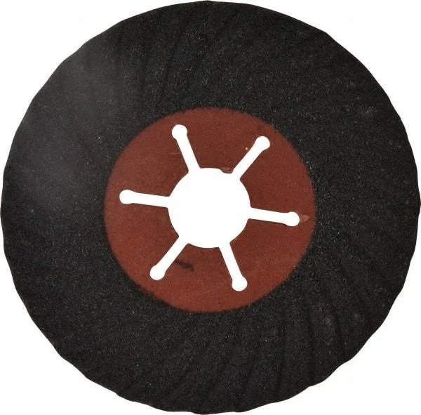 Value Collection - 4-1/2" Diam 7/8" Hole 80 Grit Fiber Disc - Medium Grade, Silicon Carbide, 13,300 Max RPM