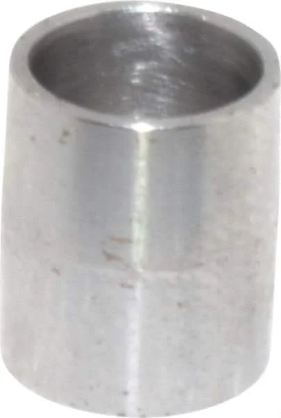 Dynabrade - 5/16" Diam x 3/8" Wide Contact Wheel - 8-1/8" Arbor Hole, Crowned, Steel Face