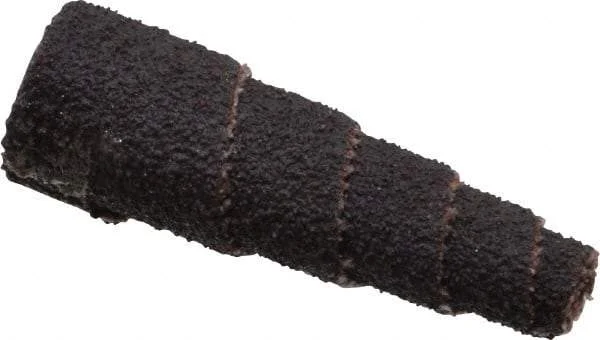 Standard Abrasives - 1-1/2 Inch Long x 1/2 Inch Diameter, Aluminum Oxide, Full Taper Cartridge Roll - 60 Grit, 1/8 Inch Pilot Hole Diameter, Medium Grade
