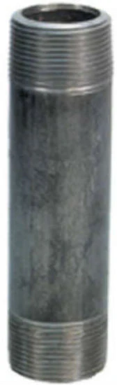 Anvil 8700137808 Black Pipe Nipple, 3/8" x 4"