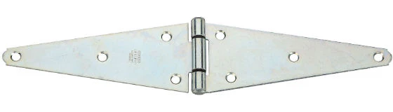 National Hardware N128-157 Heavy-Duty Strap Hinge, 8", Zinc Plated