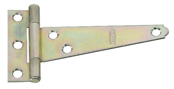 National Hardware N128-587 Light T Hinge with Screws, 4", Zinc 2-Pack