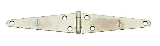 National Hardware N127-605 Light-Duty Strap Hinge, 5", Zinc Plated, 2
