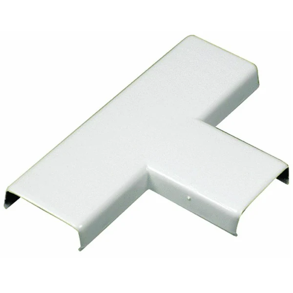 Wiremold NMW11 Nonmetallic Raceway T-Fitting, Plastic, White