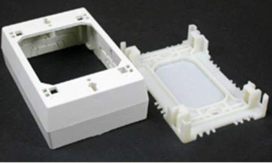 Wiremold NMW3 Single Gang Raceway Deep Switch/Outlet Box, Plastic, Wh
