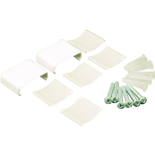 Wiremold NMW910 Nonmetallic Raceway Coupler & Wireholder, White, 7-Pi