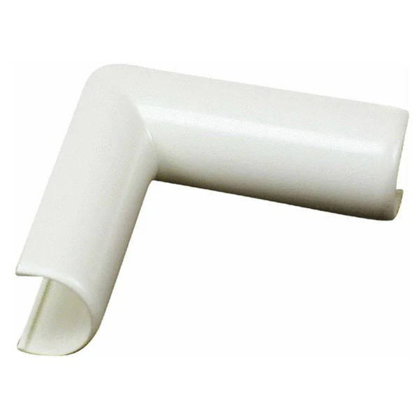 Wiremold C17 CordMate Inside Elbow Cord Cover, Plastic, White