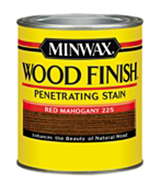 Minwax 222504444 Wood Finish™ Penetrating Wood Stain, Red Mahogany, 1