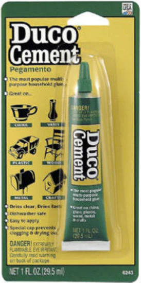 Duco 62435 Household Cement Tube, Clear, 1 Oz