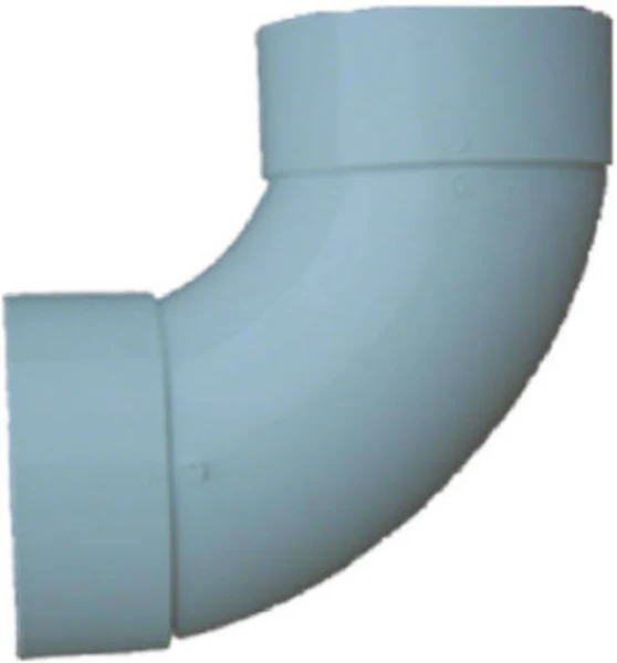 Genova 42860 PVC 90°ree Sewer & Drain Sanitary Elbow, 6"