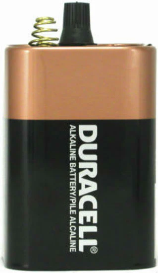 Duracell MN908 Alkaline Spring Top Lantern Battery, 6 Volt