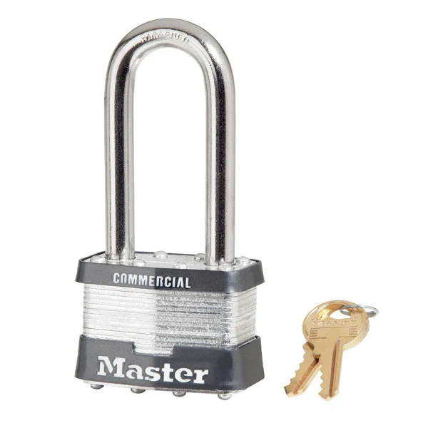 Master Lock 5KALJ-A214 Laminated Steel Padlock with 2-1/2" Long Shakle