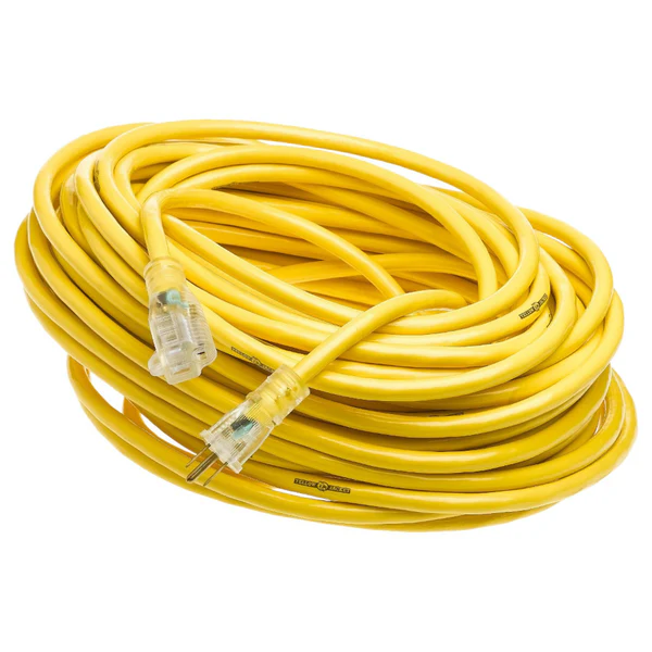 Yellow Jacket 2885 Extension Cord w/Power Light Indicator Plug, 15A, 1
