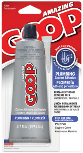 Amazing GOOP 150011 Plumbing Contact Adhesive & Sealant, 3.7 Oz