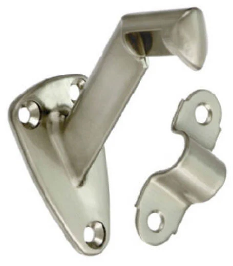 National Hardware N325-548 Heavy-Duty Handrail Bracket, Satin Nickel