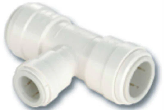 Watts P-841 Quick Connect Tee, 3/4" x 3/4" x 1/2"