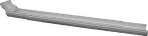 Genova AW475 Adjustable PVC Downspout Extender, White
