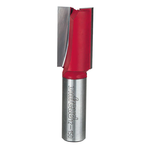 Freud 12-150 Double Flute Straight Router Bit, 23/32 Inch Dia. x 1-1/4