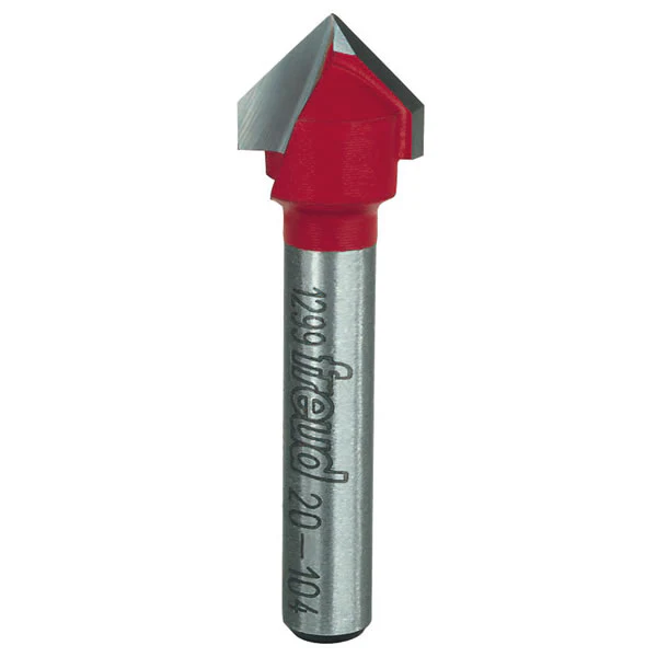 Freud 20-104 V-Grooving Router Bit, 1/2 Inch Dia. x 7/16 Inch Carbide