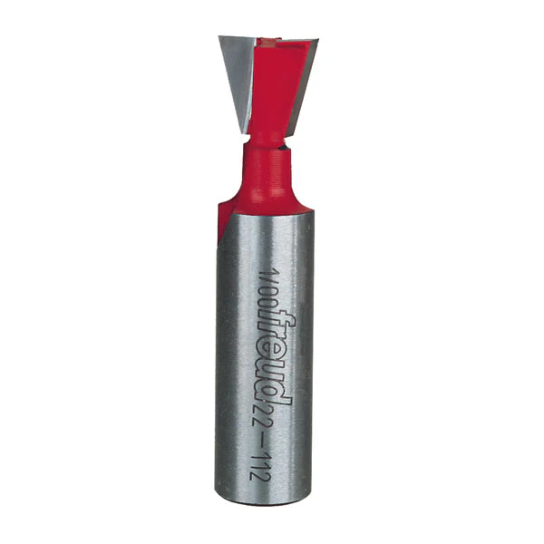 Freud 22-112 Dovetail Router Bit, 14 Degree, 1/2 Inch Dia x 1/2 Inch