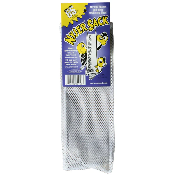 C&S 950 Heavy Duty Nyjer Sack Wild Bird Feeder, Holds 8 Oz