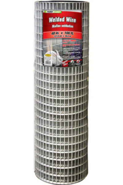 YardGard 309224A Galvanized Welded Wire Fence, 14-Gauge, 2"x1" Mesh,