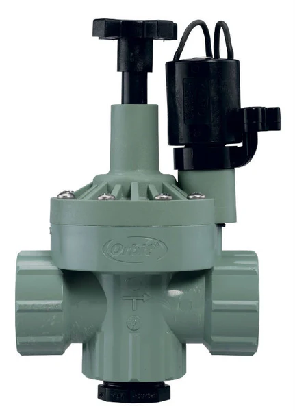 Orbit 57020 Automatic Inline/Angle Valve with Flow Control, 1" FNPT