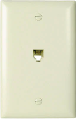 Pass & Seymour Communication Device, 1 Gang, Light Almond