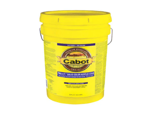 Cabot 0807-08 Solid Color 100% Acrylic Latex Siding Stain, Deep Base,