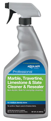 Aqua Mix AMMCRQT Marble Travertine Limestone & Slate Cleaner & Reseale