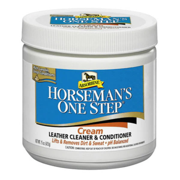 Absorbine 428320 Horseman's One Step Cream Leather Cleaner & Condition
