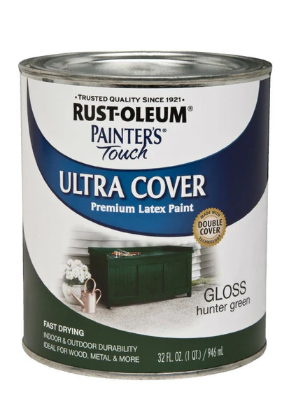 Rust-Oleum Painter's Touch Multi-Purpose Brush-On Paint, 1 Qt, Hunte