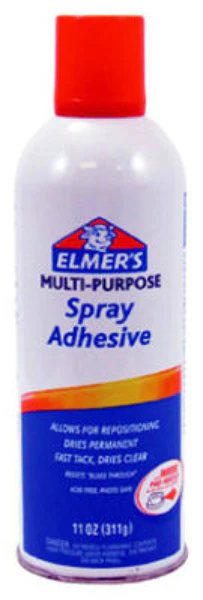 Elmer's E451 Multi Purpose Spray Adhesive, 11 Oz, Acid Free, Photo Saf
