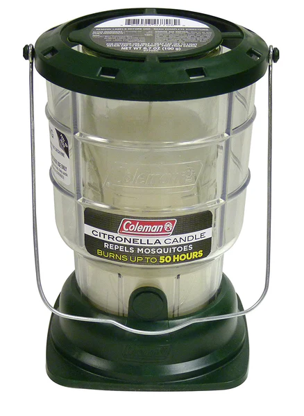 Coleman 7708 Citronella Candle Lantern, Repels Mosquitoes, 50 Hour Bu