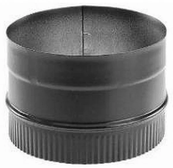 DuraVent 6DBK-AD DuraBlack Stove Top Adapter, 6"D, Painted Black