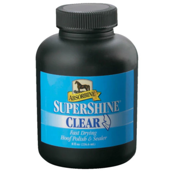 Absorbine 429087 SuperShine Fast-Drying Horse Hoof Polish & Sealer, Cl