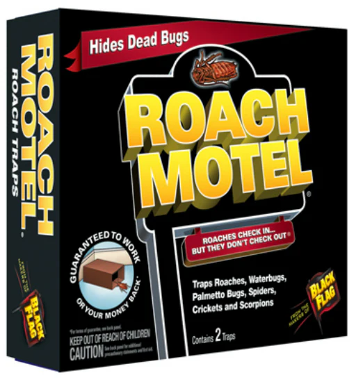 Black Flag HG-11020 Roach Motel, Hides Dead Bugs, 2-Pack