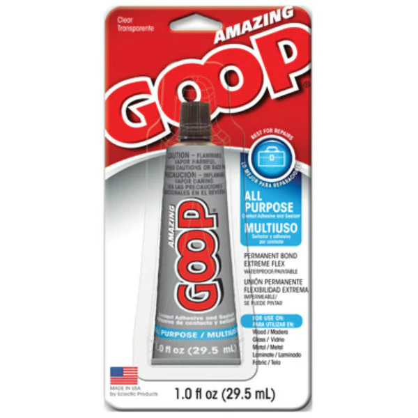 Amazing GOOP 140232 All Purpose Contact Adhesive & Sealant, 1 Oz