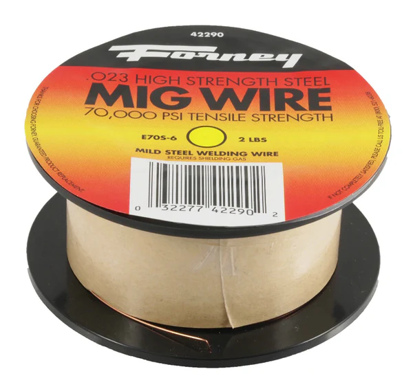 Forney 42290 Mild Steel ER70S-6 MIG Welding Wire, 0.024" Dia.