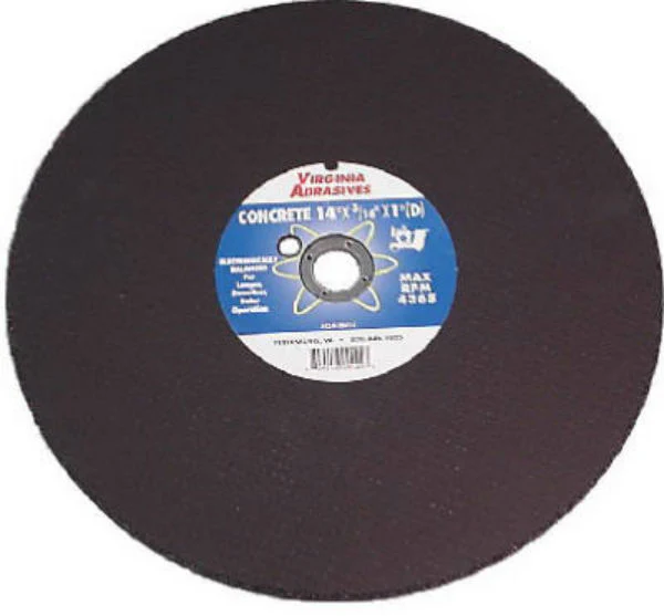 Virginia Abrasives™ 424-11214 Concrete Masonry Cutoff Wheel, 14" x 1/8