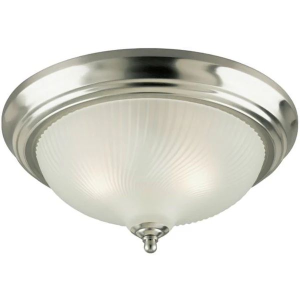 Westinghouse 64305 Interior Flush-Mount Ceiling Fixture, Brushed Nicke