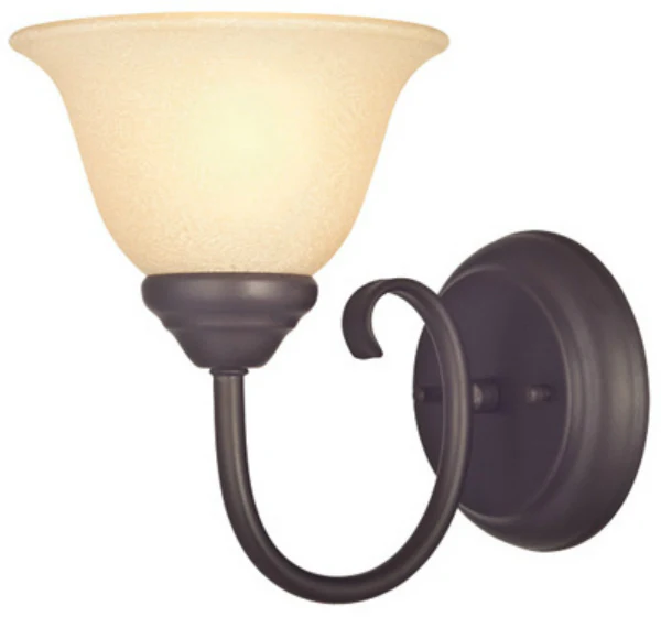 Westinghouse 62227 Elena One-Light Interior Wall Fixture, Dark Bronze