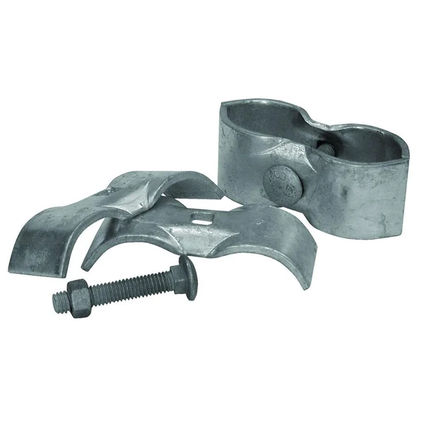 YardGard 328526C Galvanized Steel Panel Clamp, 1-3/8" x 1-3/8", 2-Pac