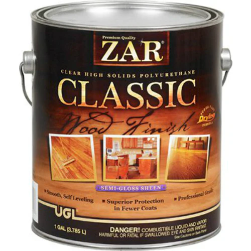 ZAR 34713 Classic High Solid Polyurethane, Semi-Gloss Sheen, 1 Gallon