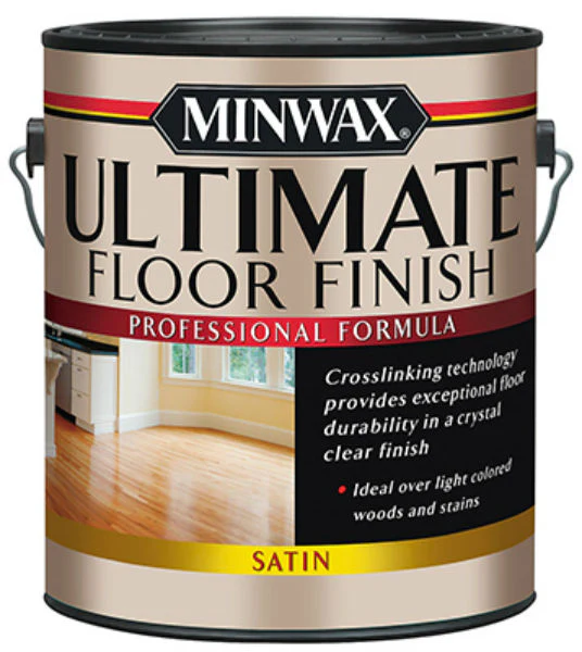 Minwax 131030000 Water Based Ultimate Topcoat Floor Finish, 1 Gallon,