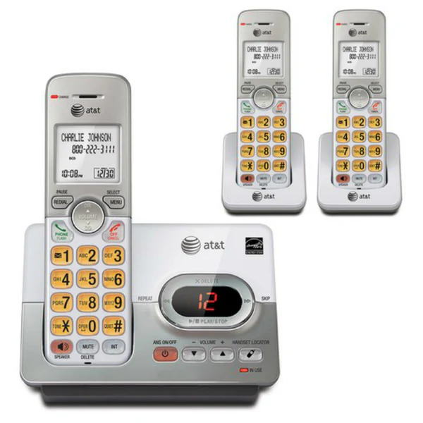 AT&T EL52303 3-Handset Cordless Answering System with Caller Id/Call